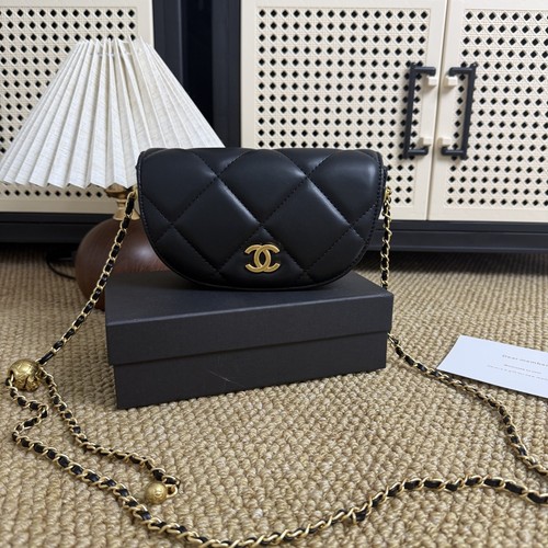 Chanel gold ball camera bag - gold,