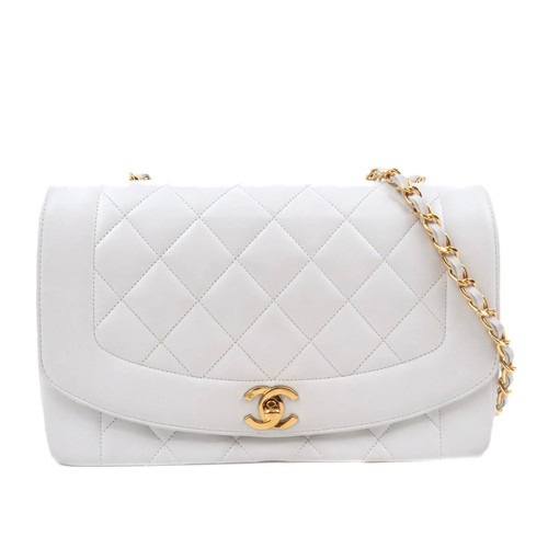 Chanel diana matelasse white - diana,