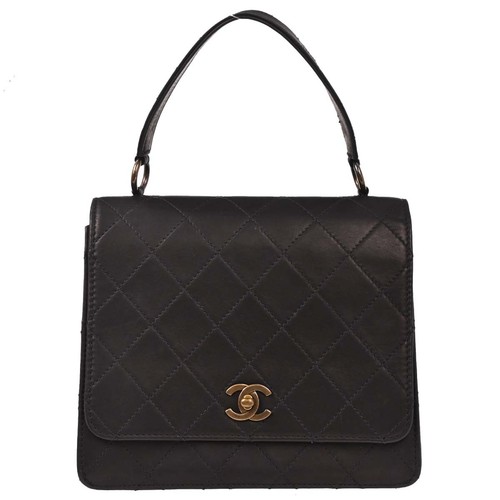 Chanel black lambskin - chanel,