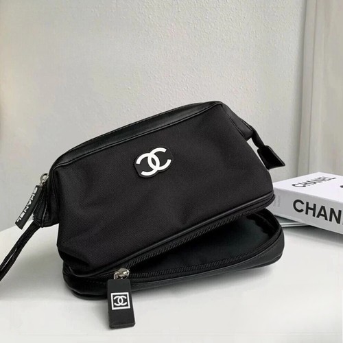 Chanel makeup bag black - makeup,
