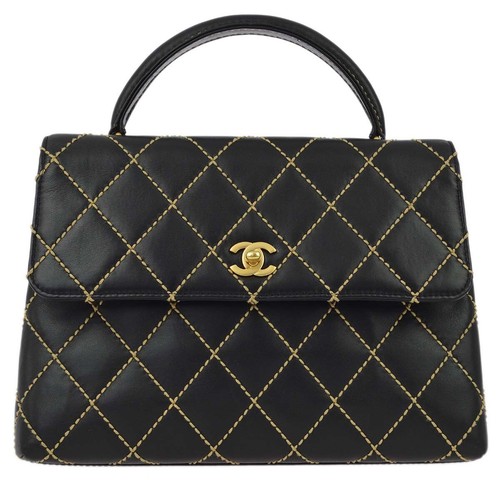 Chanel black calfskin - chanel,