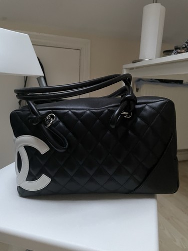 Chanel cambon black bag - black,
