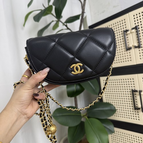 New chanel crossbody - new, gold