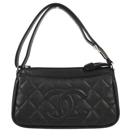 Chanel black calfskin handbag - chanel,