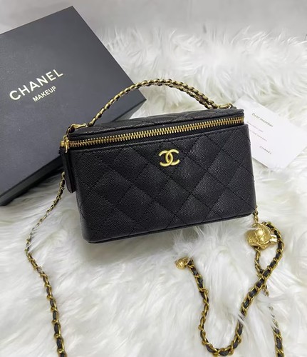 Chanel quilted box bag chain - box,