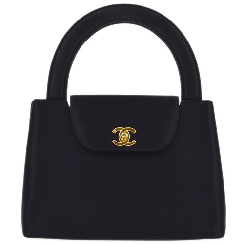 Chanel black satin - chanel,