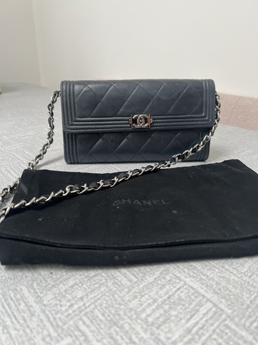 Authentic chanel black navy - authentic,