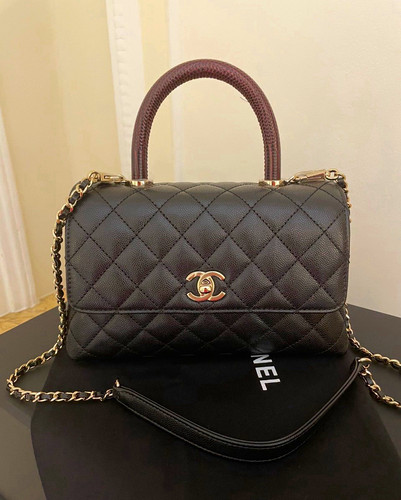 Chanel flap coco handle bag - chanel,