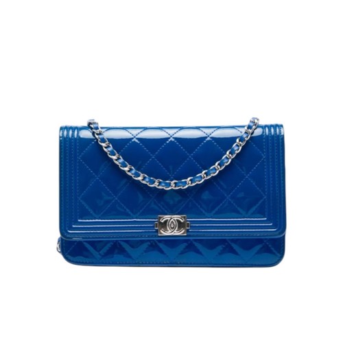 Chanel bag quilted patent - quilted,