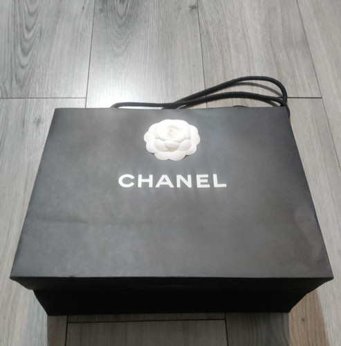 Chanel paper bag carrier tote - bag,