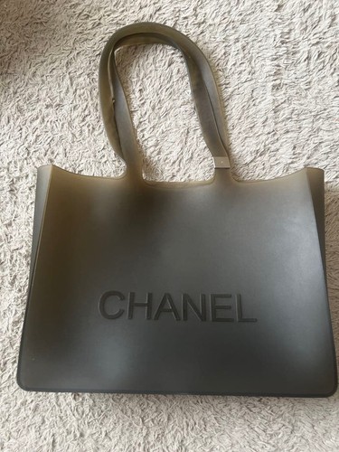Chanel rubber tote bag - rubber, logo