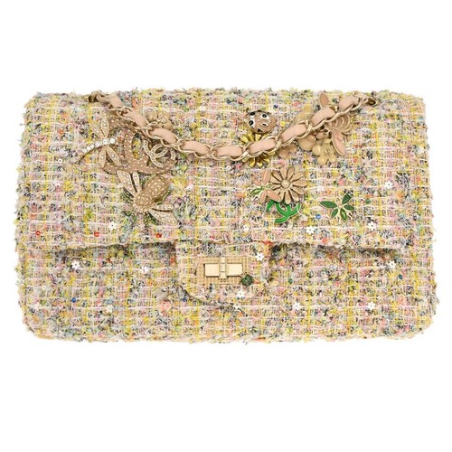 Chanel white tweed garden - chanel,