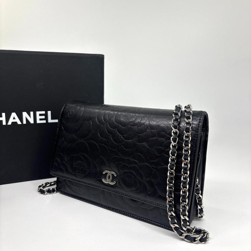 Chanel camellia embossed - camellia,
