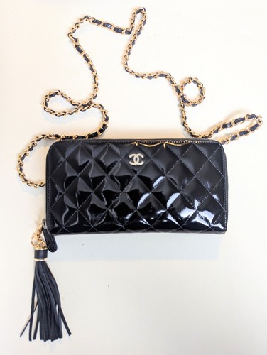 Vintage chanel black - chanel, patent