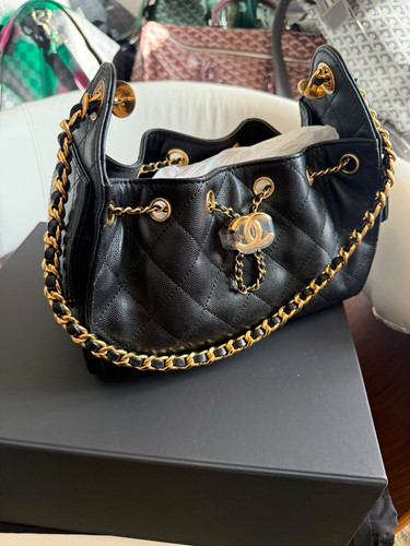 Chanel mini black caviar - 25,