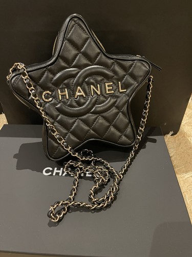 Chanel black 2024 star - black,