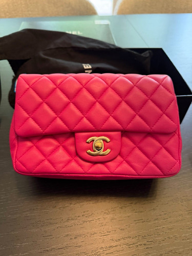 Chanel classic flap pink - chanel,