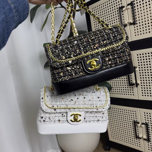 Chanel gwp tweed flap - tweed,
