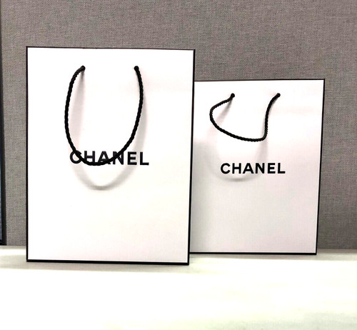 Chanel white gift bag - 2x,