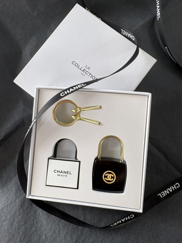 Nwt chanel padlock key set - chanel,