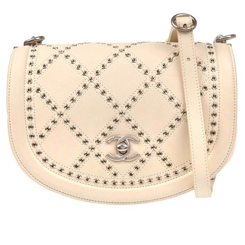 Chanel white calfskin - calfskin, coco