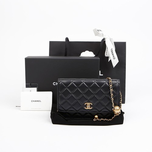 Chanel gold ball lamb - chanel,