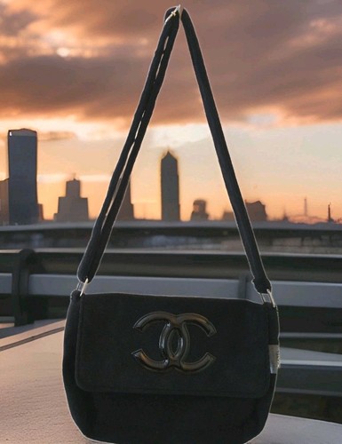 Chanel black boston bag - chanel,