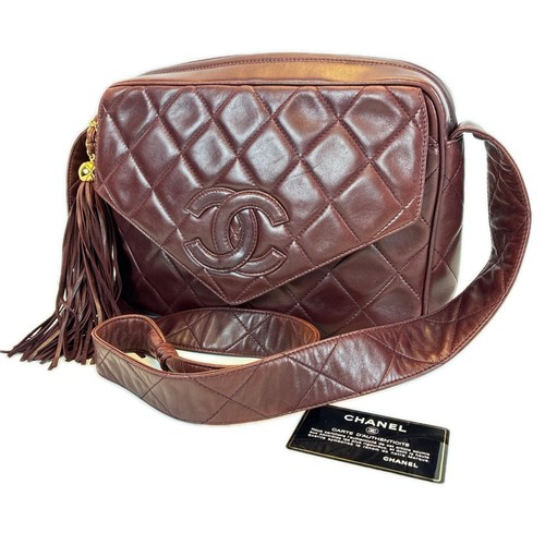 Chanel lambskin shoulder bag - shoulder,