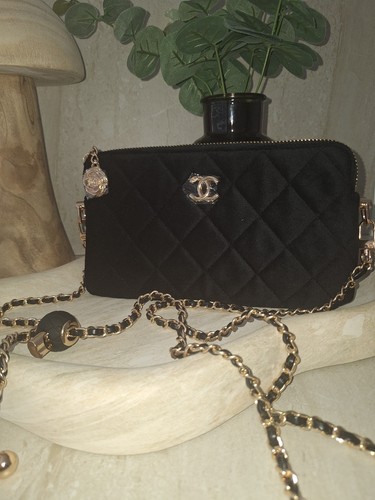 Chanel black matelassé - chanel,
