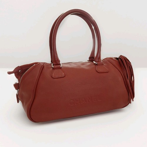 Chanel rust leather large - rust, lax